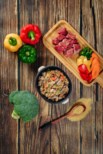 將圖像加載到圖庫查看器中， Beef Bell Pepper